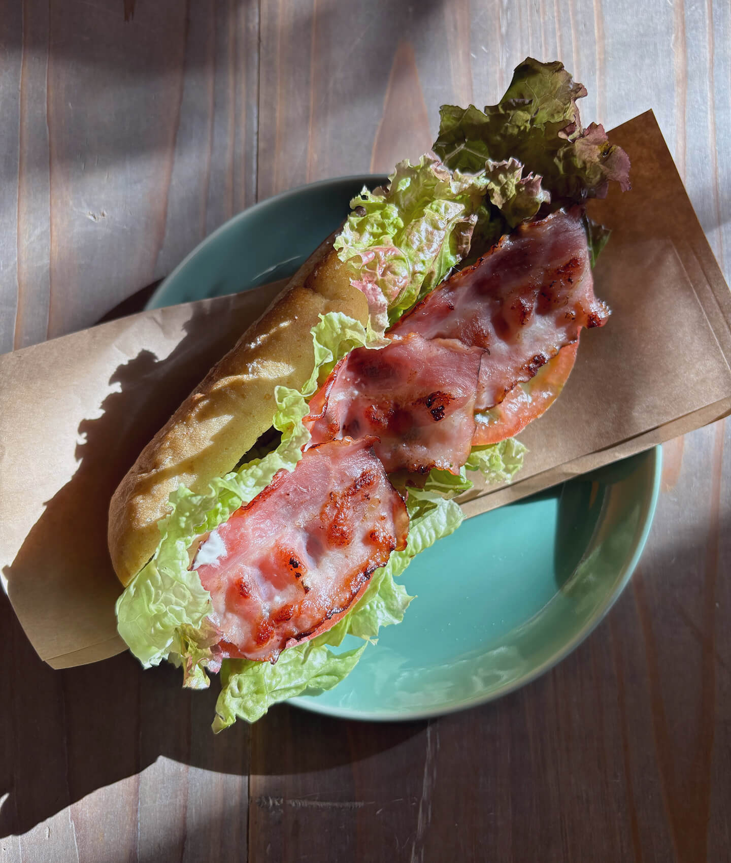 ベーコンのサンドウィッチ