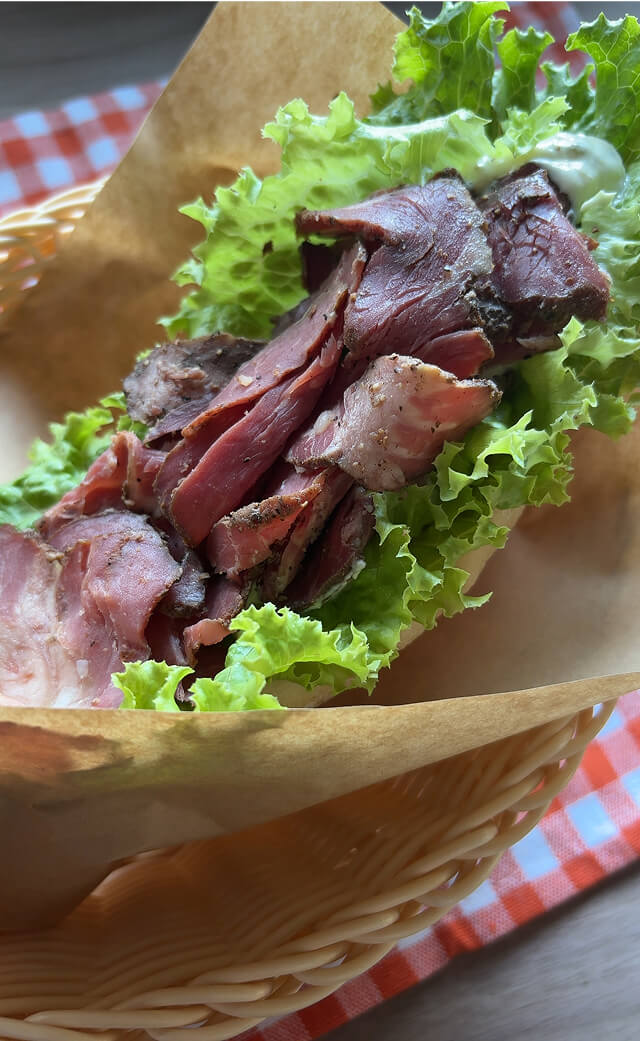 ローストビーフサンドウィッチ